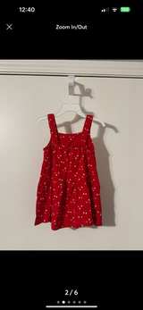 Girls' Sleeveless Red Sundress size is 24 months . - Image 2