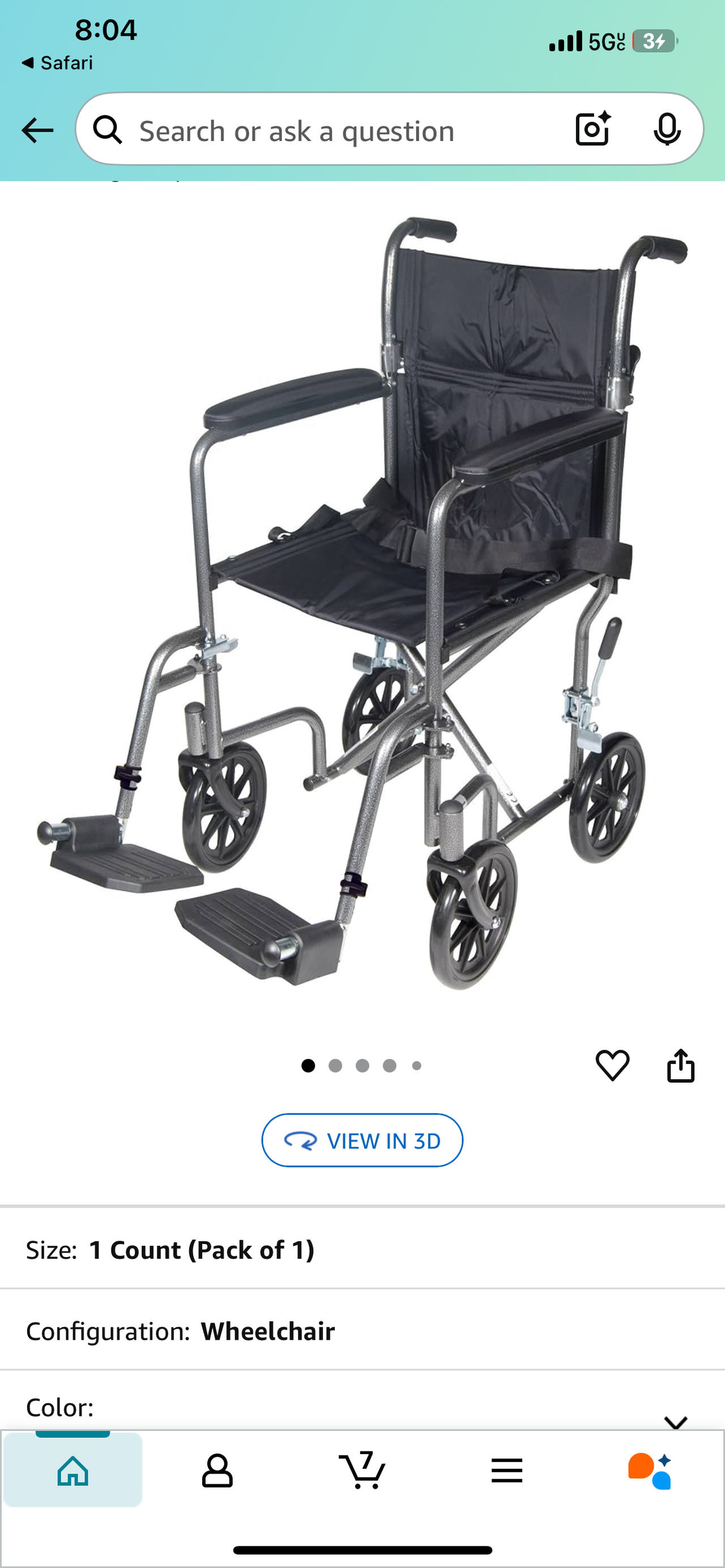 Transport Wheelchair