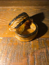 Christian Dior Vintage Gold Tone Clip-On Hoop Earrings - Image 1