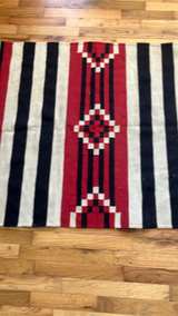 Southwestern Style Flatweave Wool Rug - Image 5