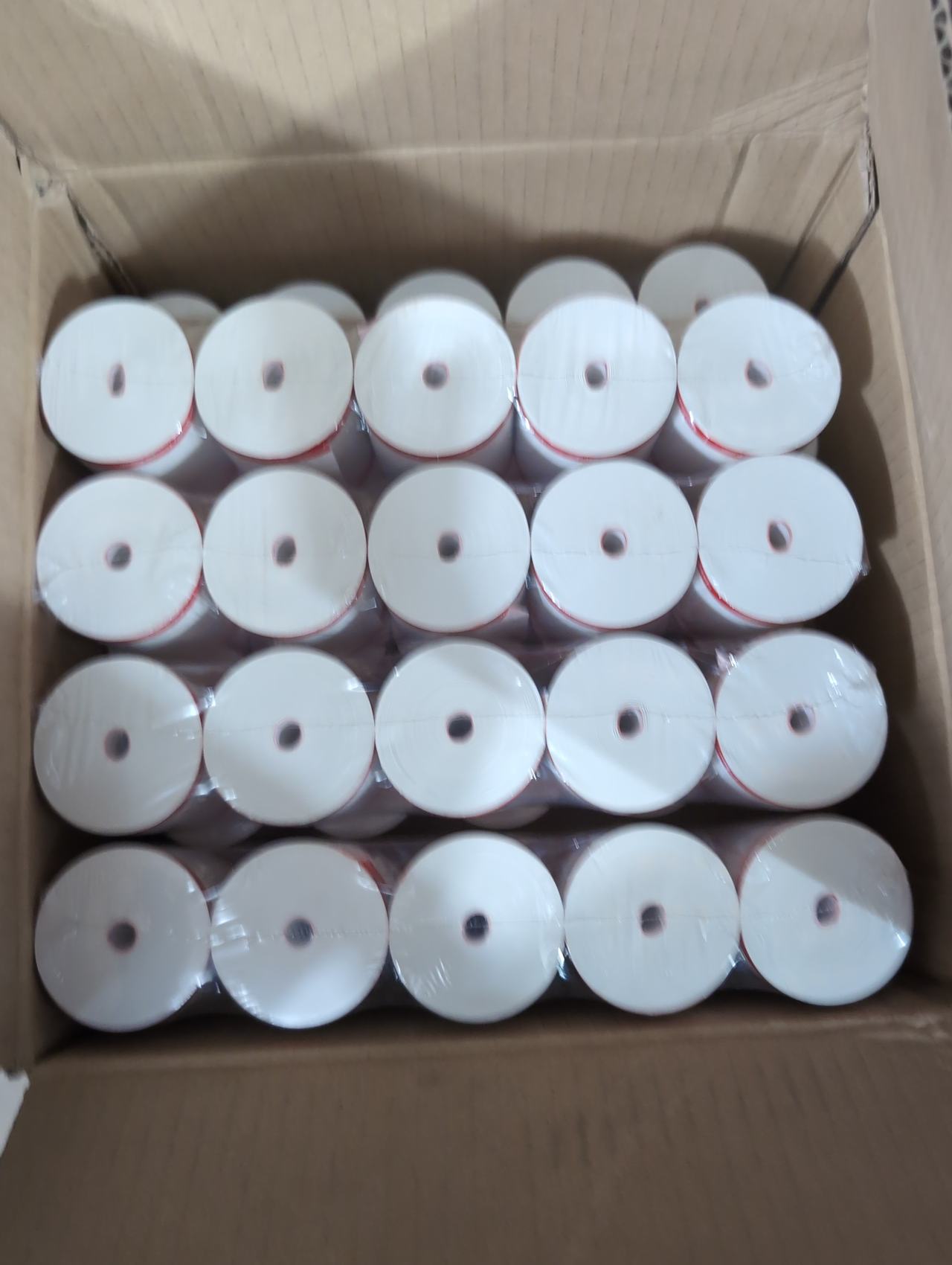 3 1/8" x 230' Coreless Thermal Paper Rolls, 50/Carton