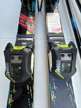 Vintage Rossignol K3 190cm Downhill Skis Marker M48 Titanium Bindings & Rossignol Poles - Image 2