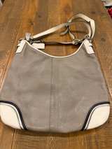 Coach Grey Patent Leather Hobo Crossbody Bag - Image 4