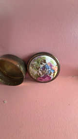 Antique Victorian Courting couple pill / Ring box Circa 1890s -1900 Very Rare! - Image 3