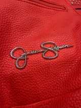 Red Leather Hobo Bag JESSICA SIMPSON  - Image 4