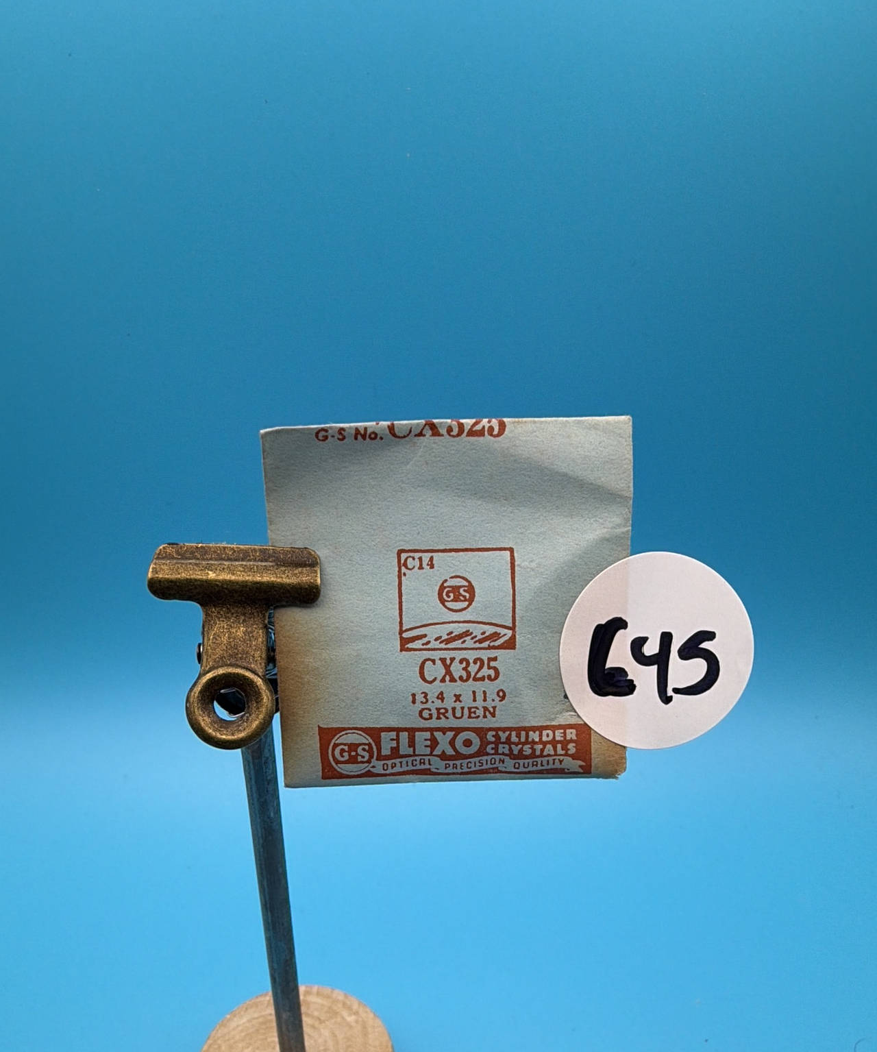 G-S Flexo CX325 Cylinder Watch Crystal for Gruen