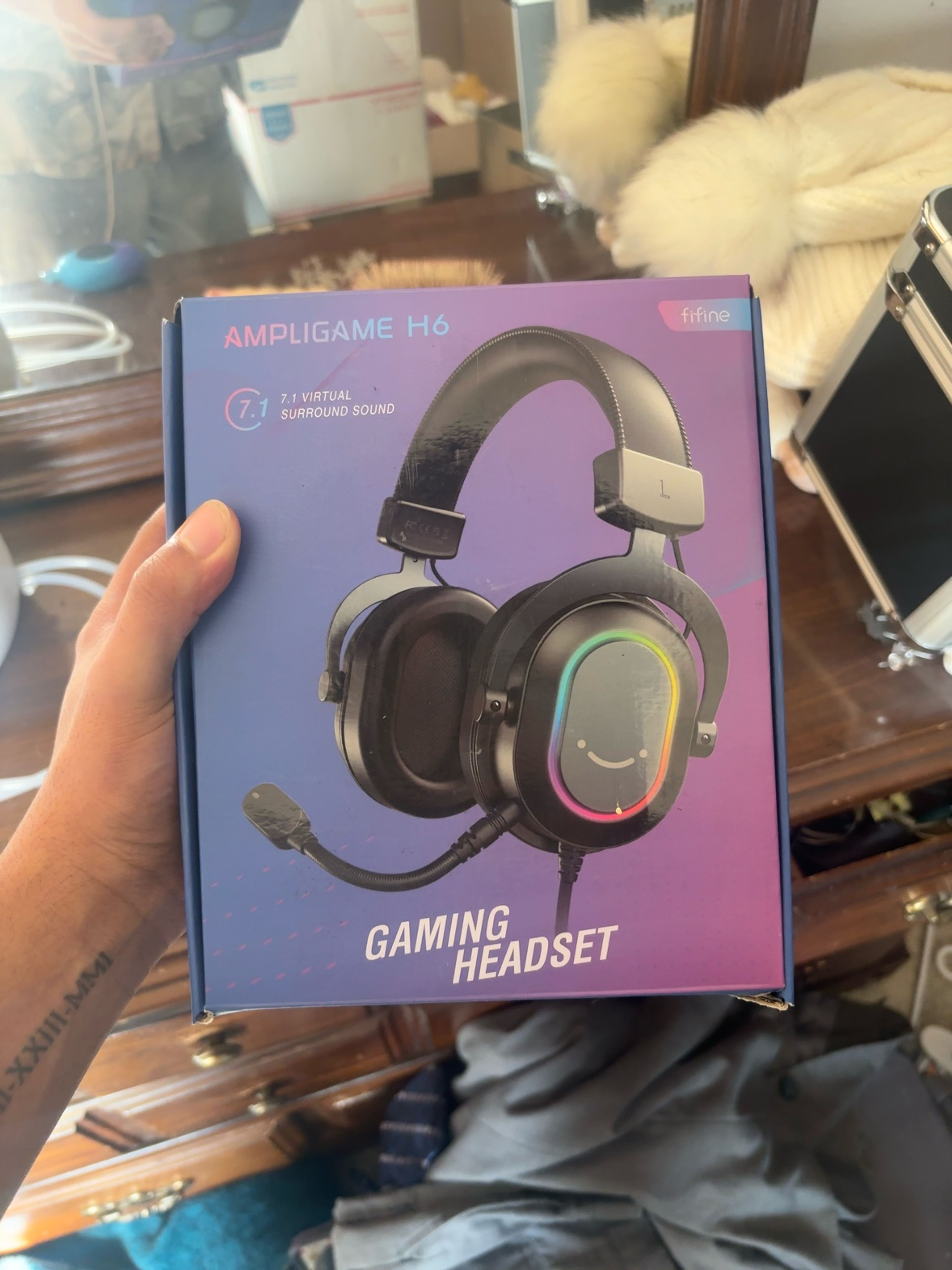 FIFINE Ampligame H6 RGB Gaming Headset