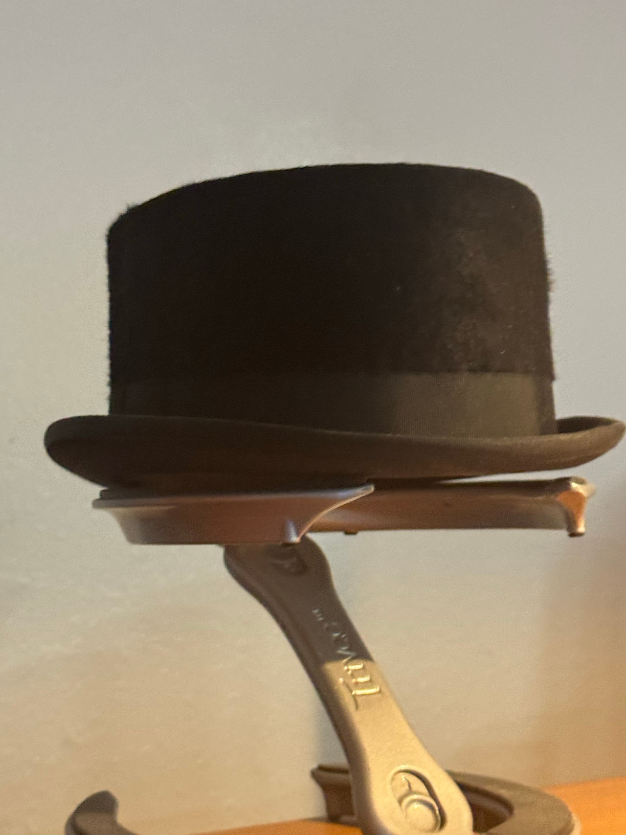 Monarch England Black Wool Felt Top Hat