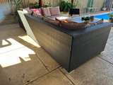 Outdoor Wicker Corner Lounge/Day Bed - Image 6