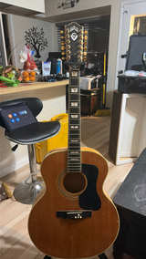 Guild Acoustic Guitar Vintage Natural Finish 1977 F412 - Image 2