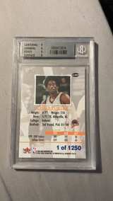 2000-01 Fleer Authority Chris Porter Rookie Card #130 /1250 BGS 9 - Image 2