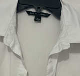Zac & Rachel White Button Down Shirt with Stretch Sides - Image 6