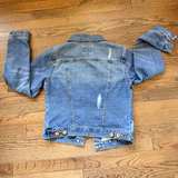 Sono Denim Collection Distressed Jean Jacket - Image 4