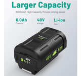 FUTUREBATT Large Capacity 6.0Ah 40V Battery for Ryobi 40 Volt Power Tools - Image 2