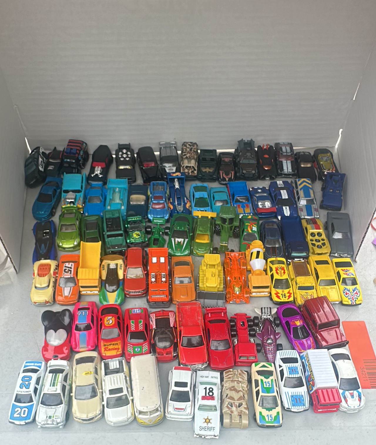 Assorted Die-Cast Toy Car Lot