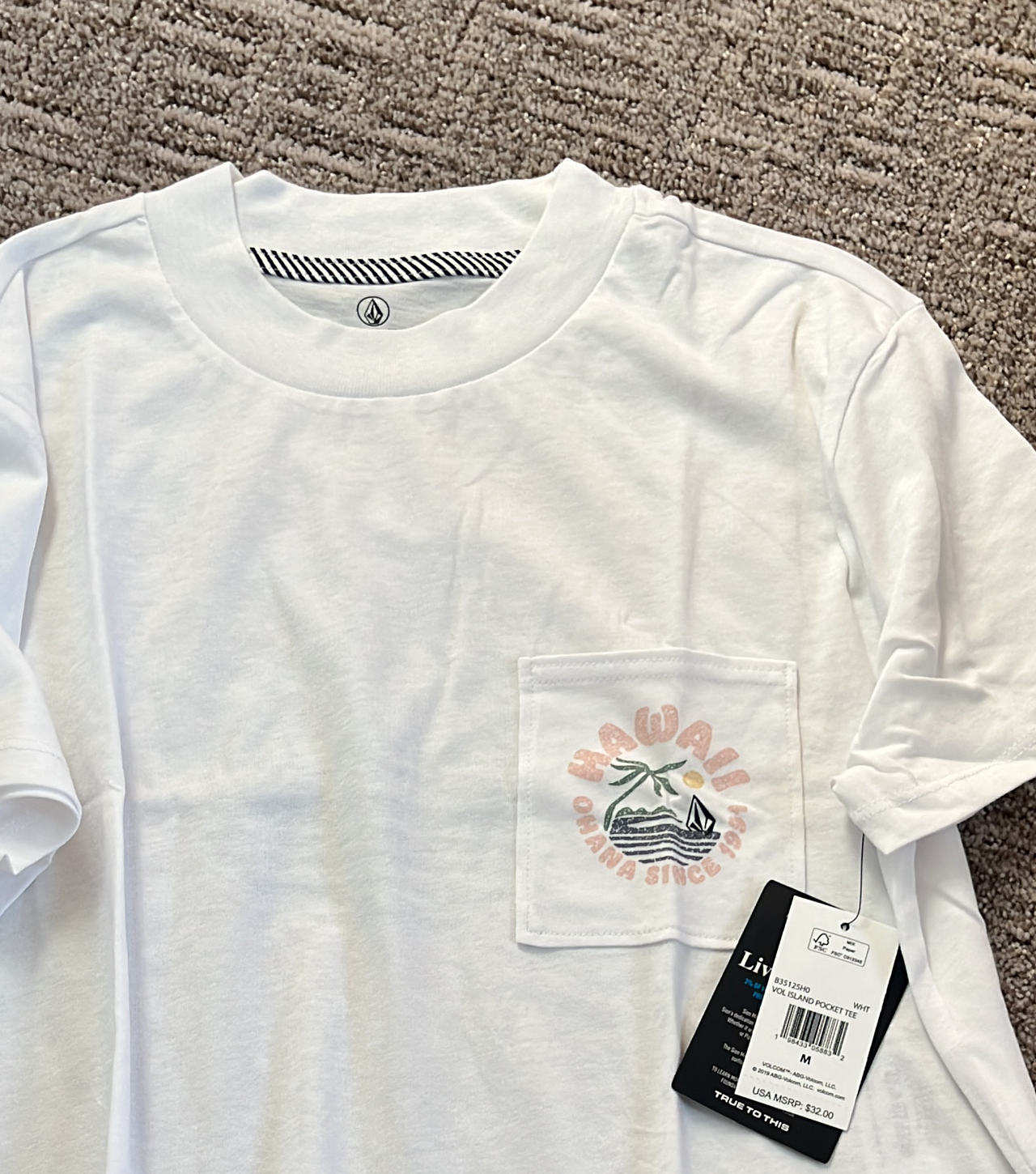 Volcom Vol Island Pocket Tee womens M