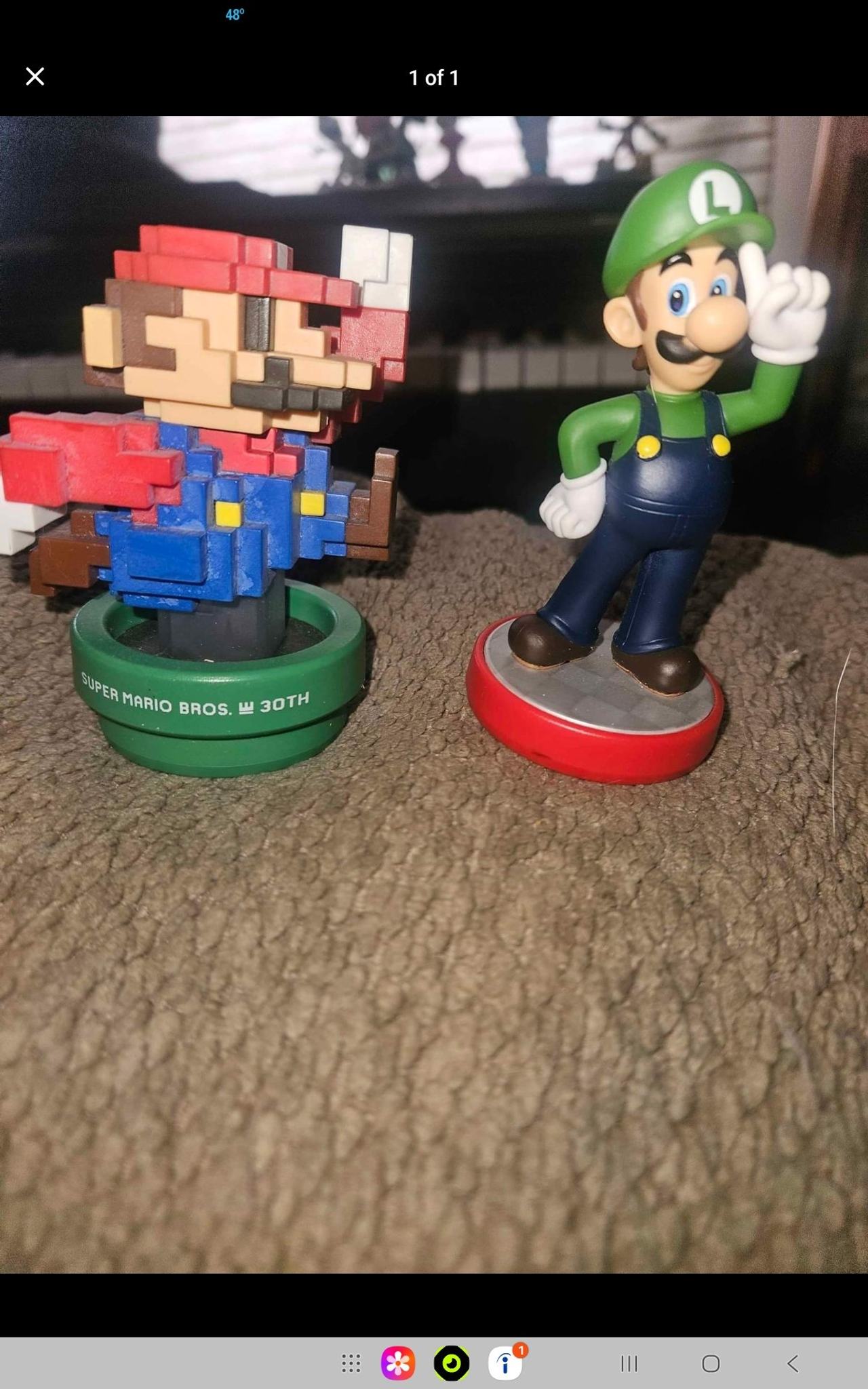 Nintendo Amiibo Figures Mario & Luigi