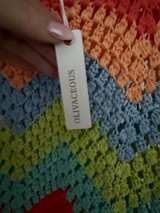 Mahalo Multi Color Crochet Cover-Up Dress - Image 7