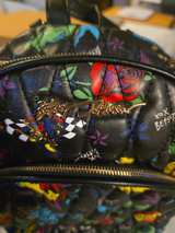 Betsey Johnson Tattoo Print Quilted Mini Backpack - Image 3