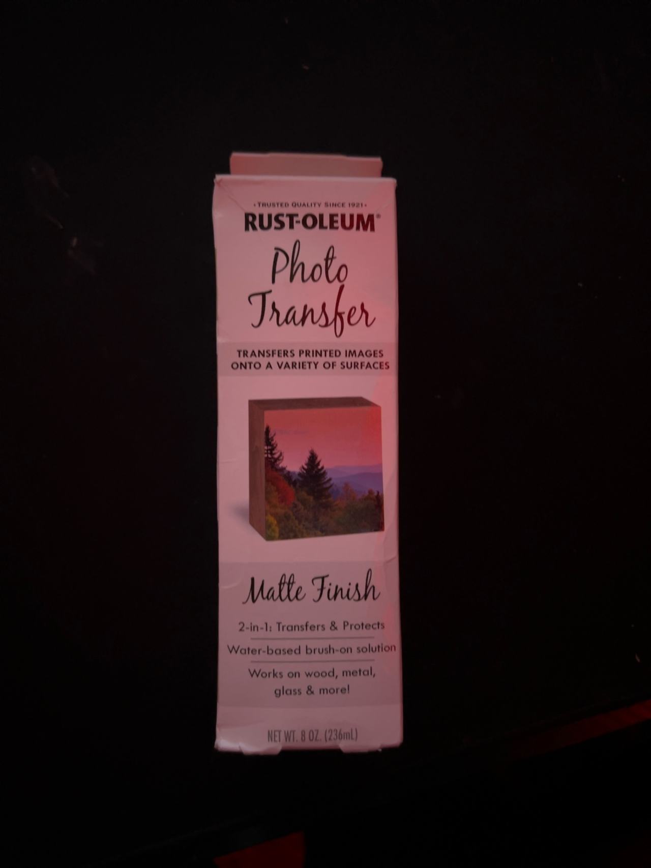 Rust-Oleum Photo Transfer Medium Gloss 8 oz