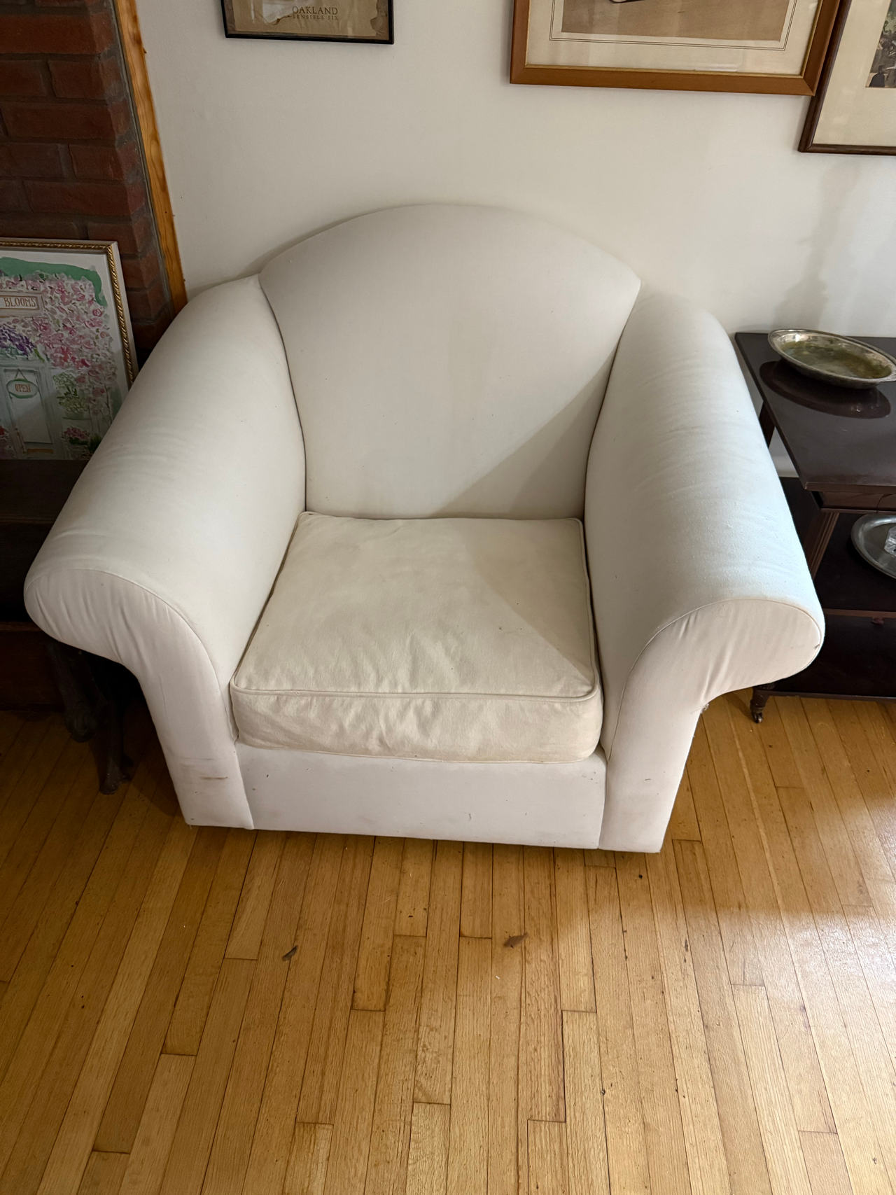 Oversized Arched Back Armchair