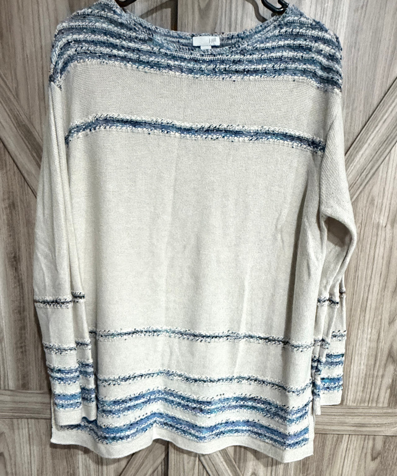 J. Jill Striped Knit Sweater