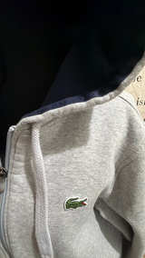 Lacoste Sport Men's Full Zip Hoodie Grey - Image 2