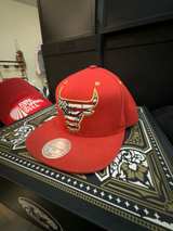 Mitchell & Ness Chicago Bulls NBA Red Snapback Hat - Image 1