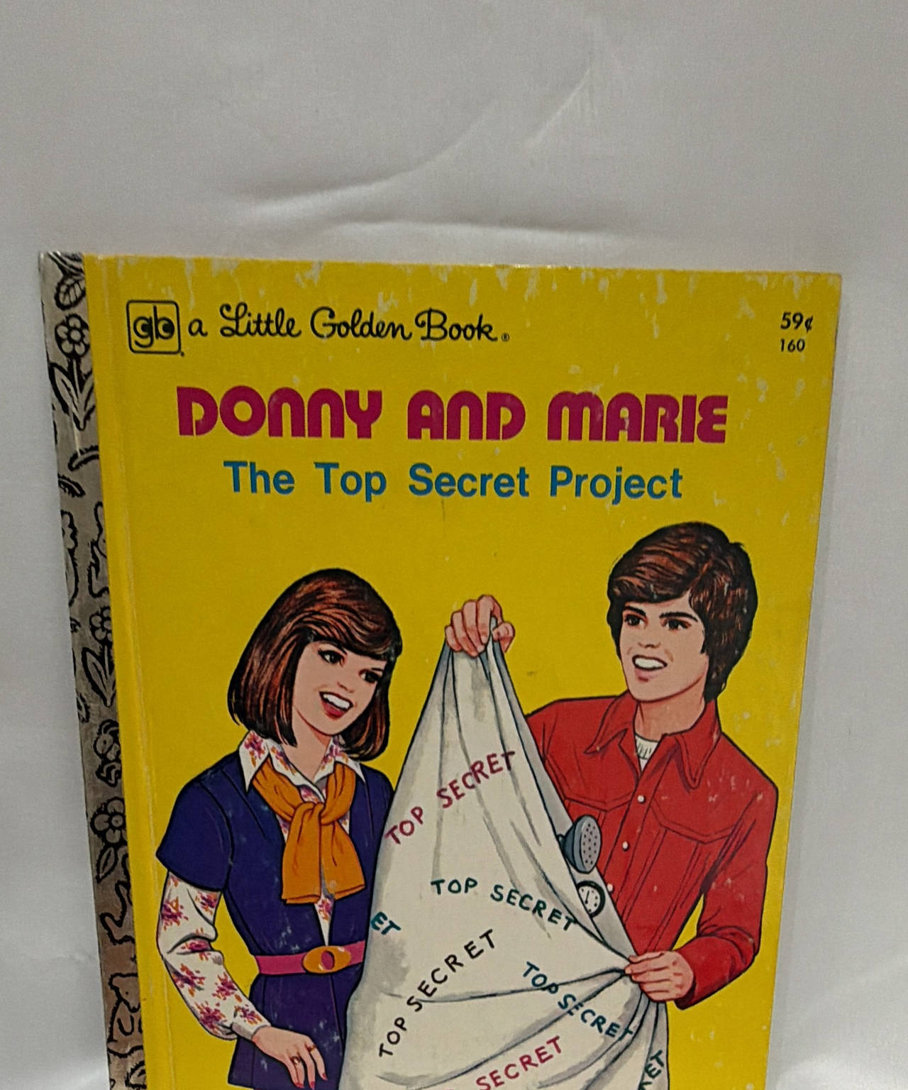 Donny and Marie: The Top Secret Project (Little Golden Book) Osmond collectors