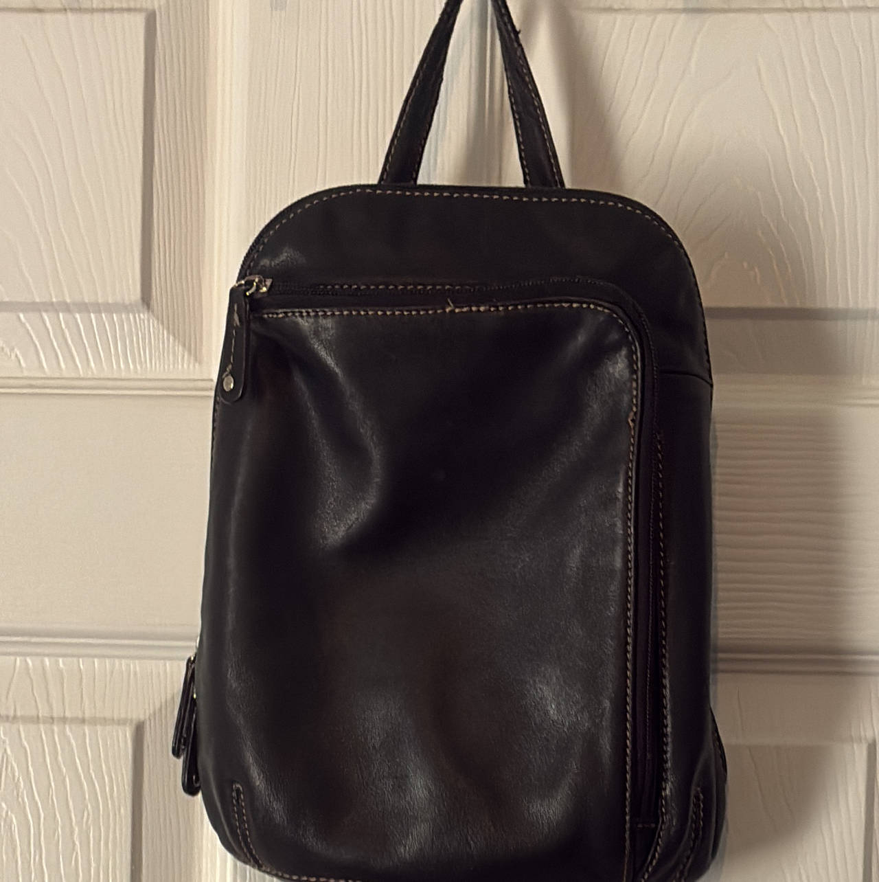 The Sak Ventura Leather Sling Backpack