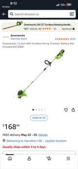 Greenworks 40V 12-Inch Cordless String Trimmer - Image 4