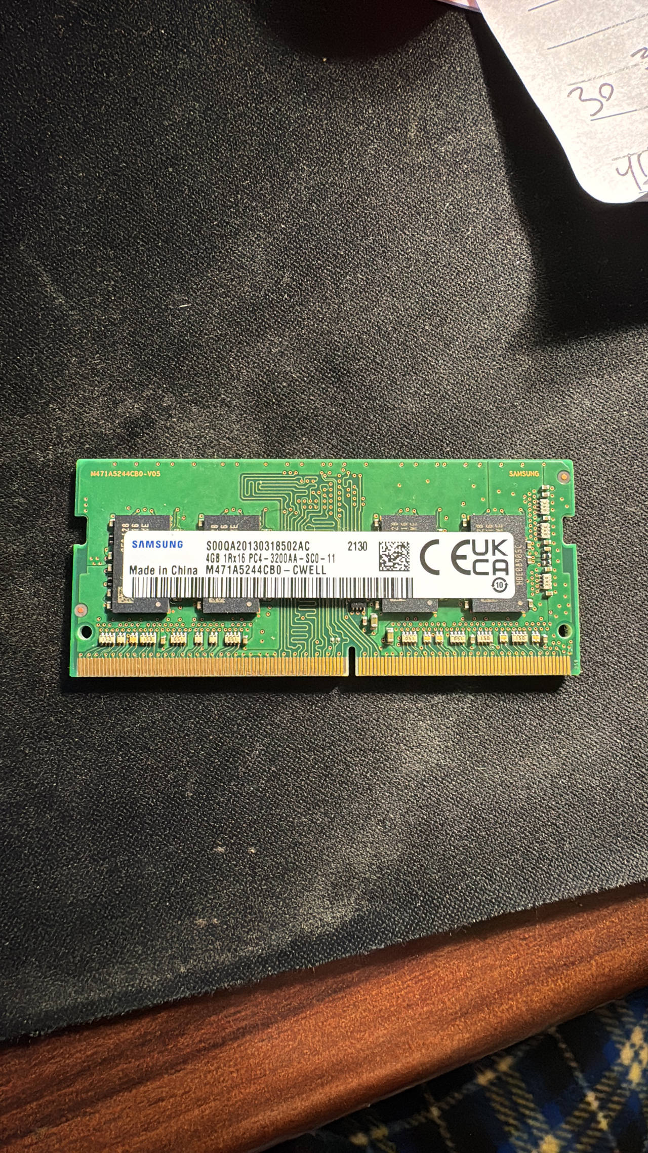 Samsung 4GB DDR4 PC4-3200AA Laptop RAM