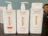 Native Vanilla Cream & Pumpkin Shampoo, Conditioner, and Body Wash Set - Image 1