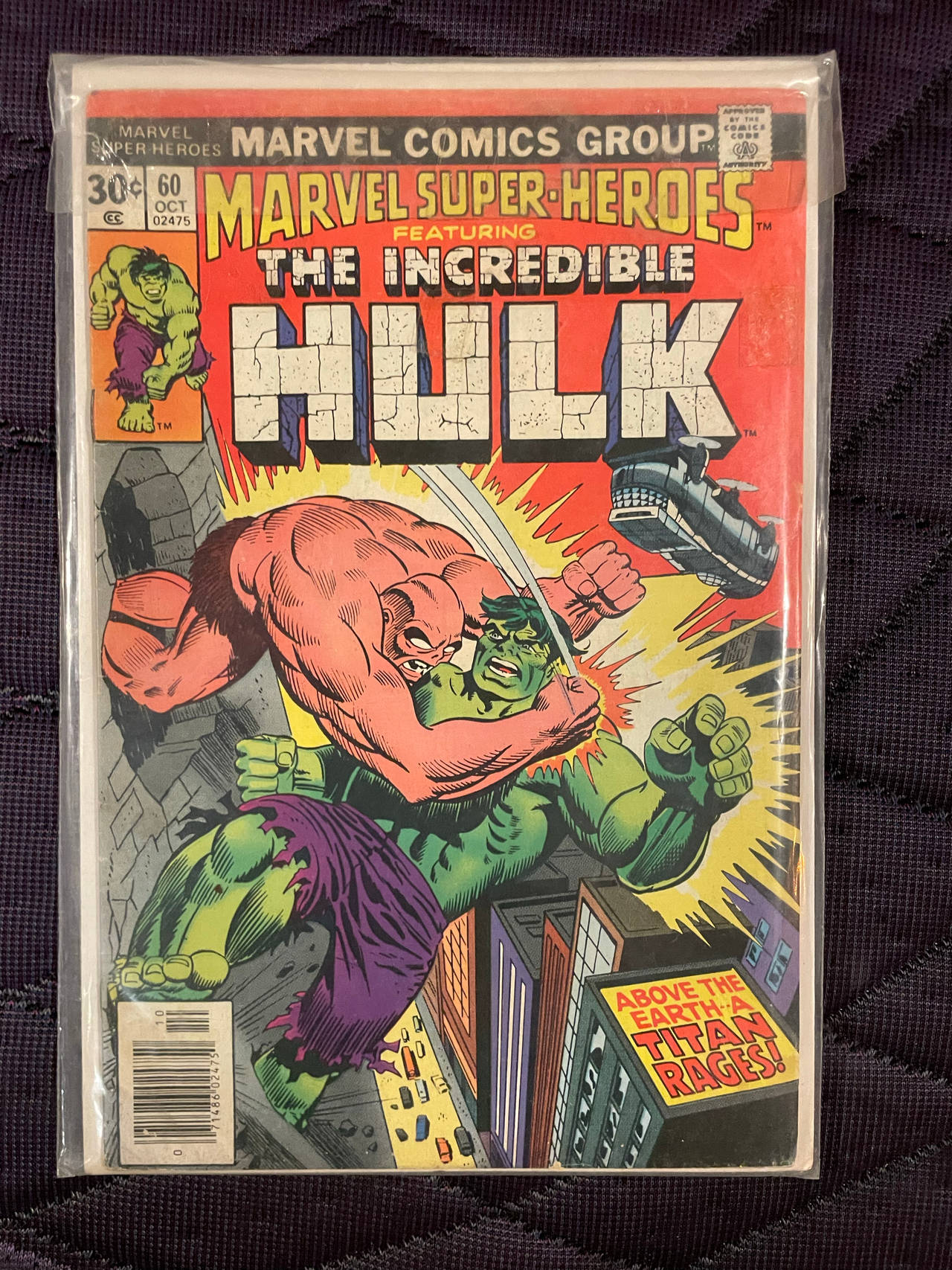 Marvel Super-Heroes #60 Featuring The Incredible Hulk