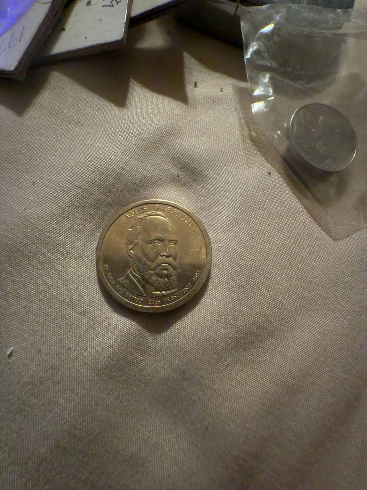 James Garfield Presidential $1 Coin 2011 Denver Mint