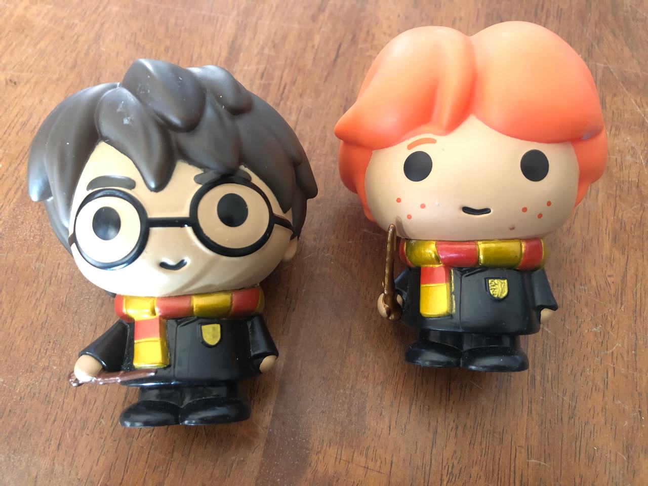 Harry Potter and Ron Weasley Vinyl Figures