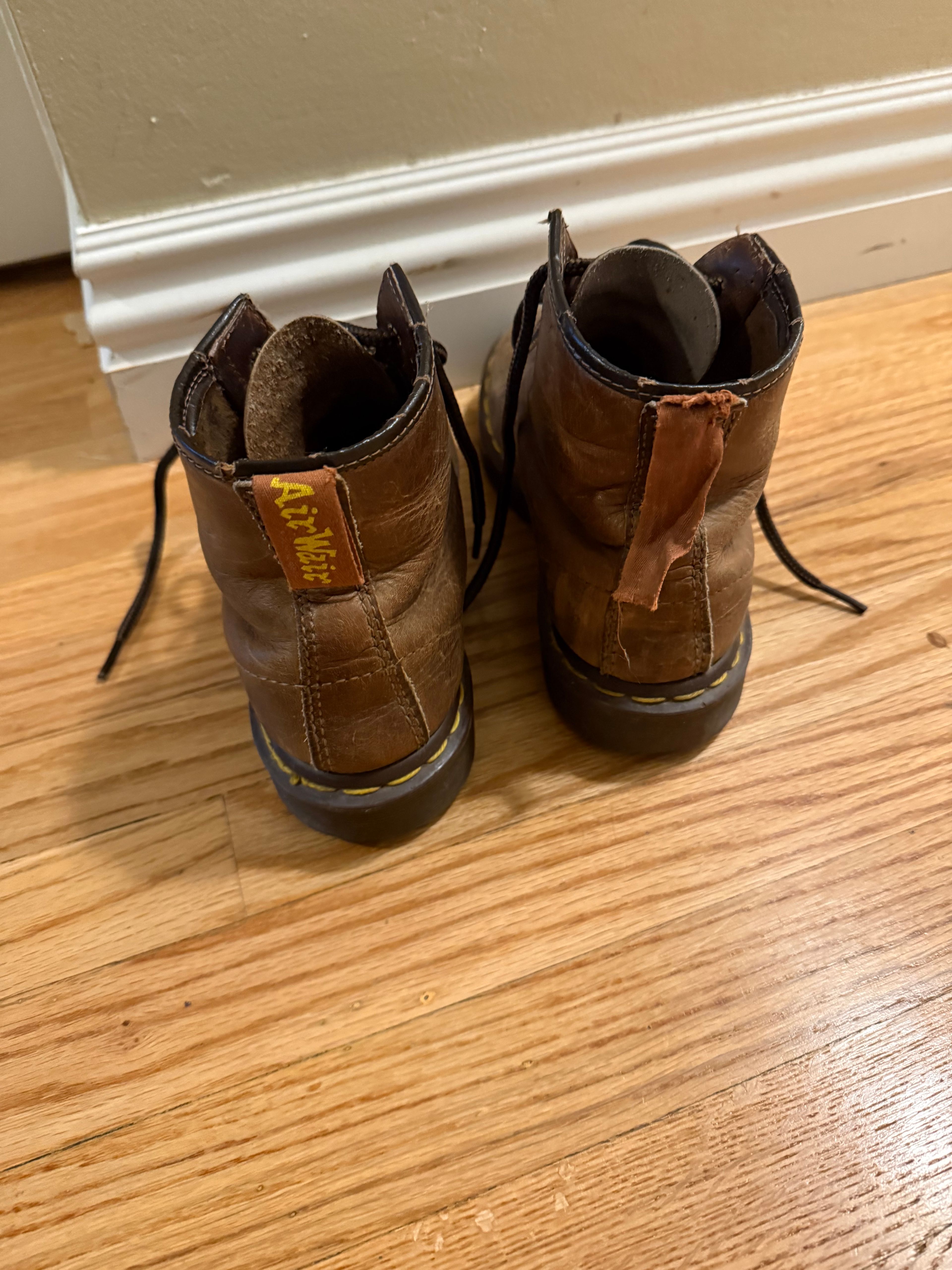 Dr. Martens brown Leather Boots size 7 - Image 6