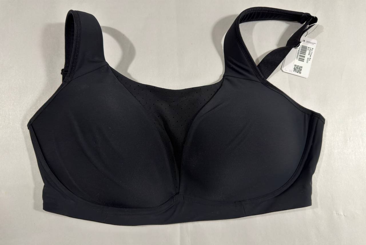 NWT Lululemon Run Times Bra Black 40DDD High Support