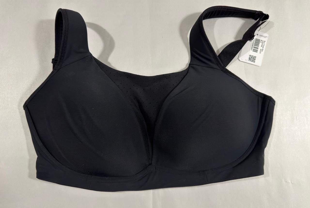 NWT Lululemon Run Times Bra Black 40DDD High Support