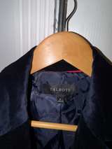 Talbots Velvet Double-Breasted Blazer Navy Size 6 - Image 3