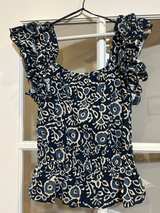 Luna Moon Ruffle Sleeve Blouse - Image 2