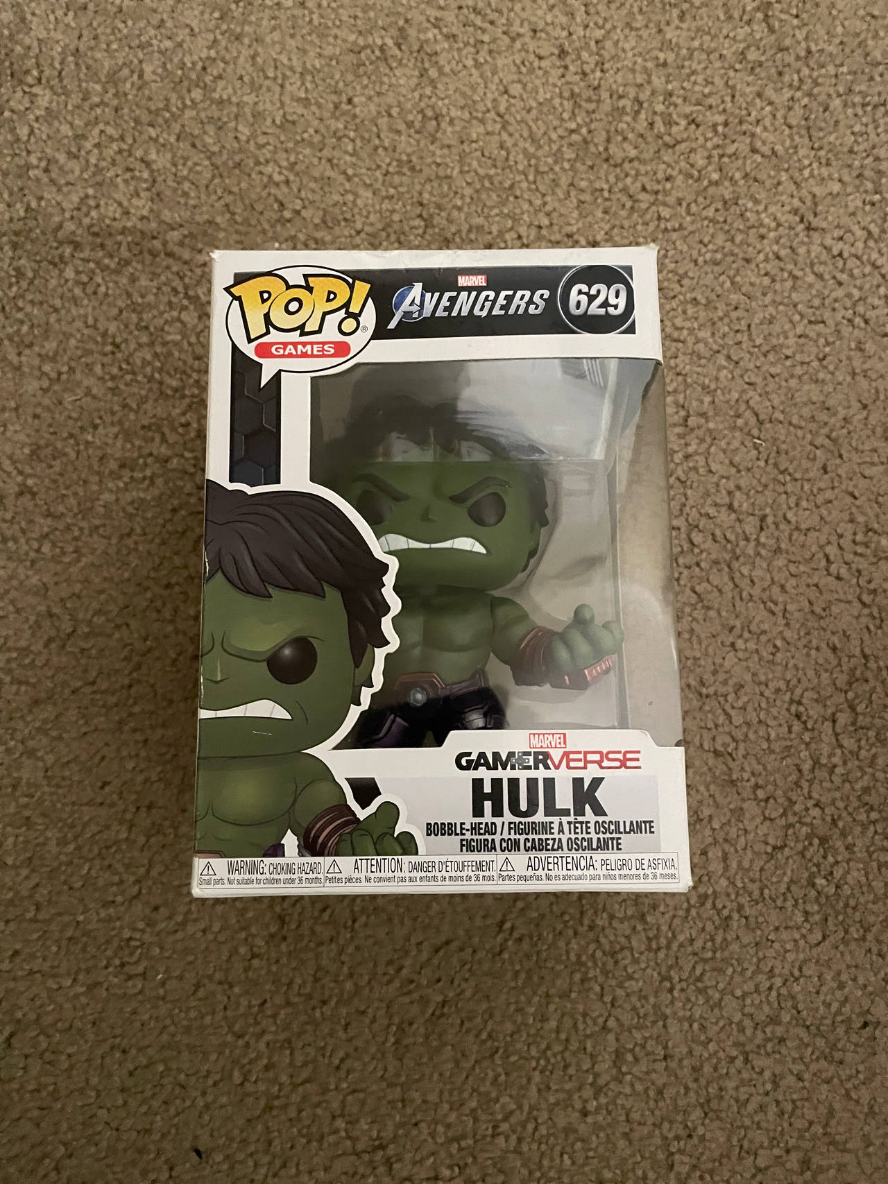 Funko Pop! Games Marvel Avengers Gamerverse Hulk #629