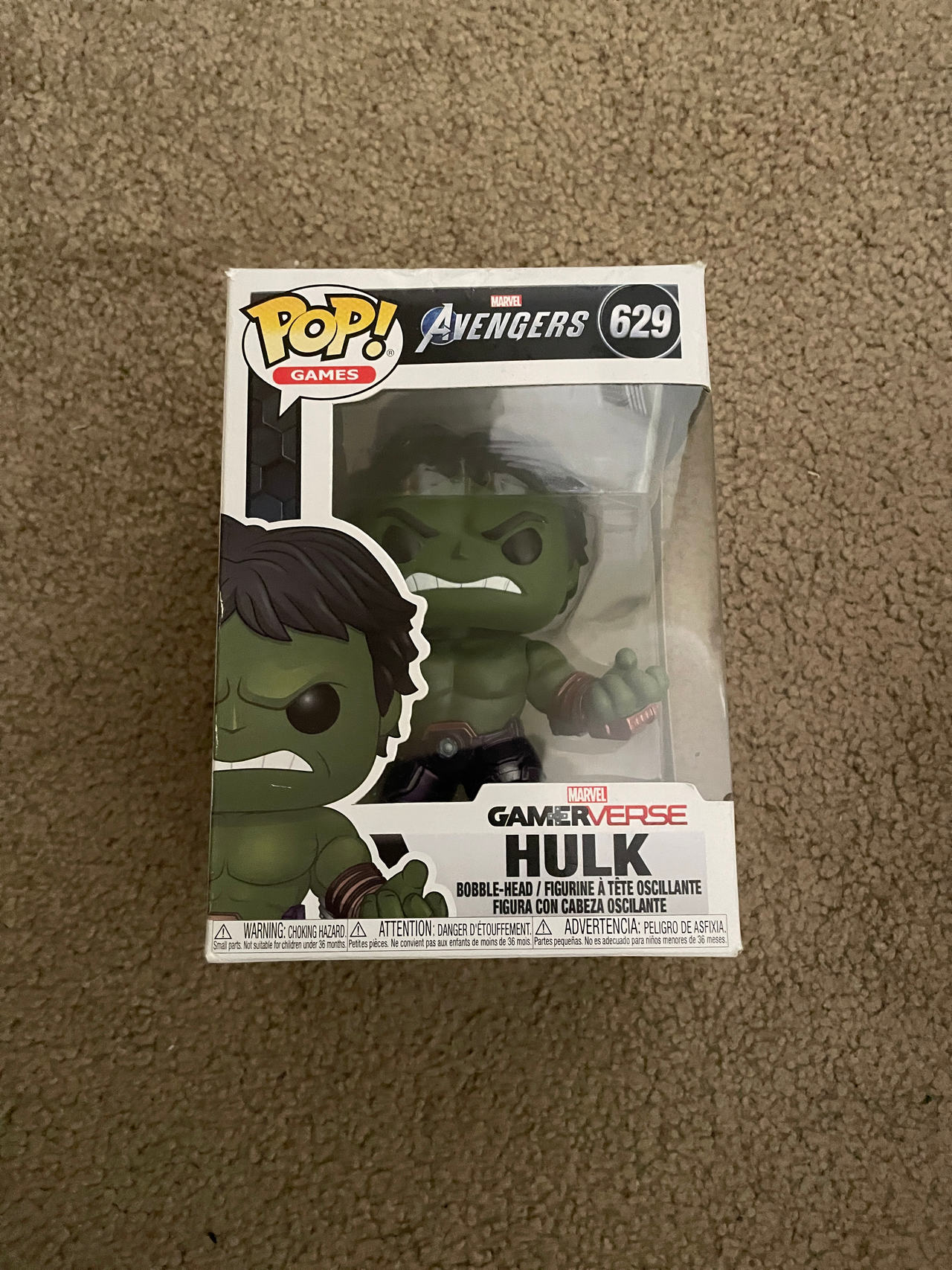 Funko Pop! Games Marvel Avengers Gamerverse Hulk #629