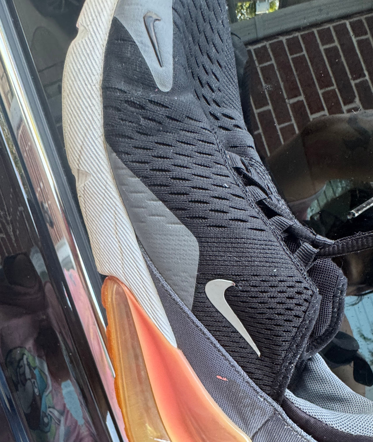 Nike Air Max 270 Black Orange Grey