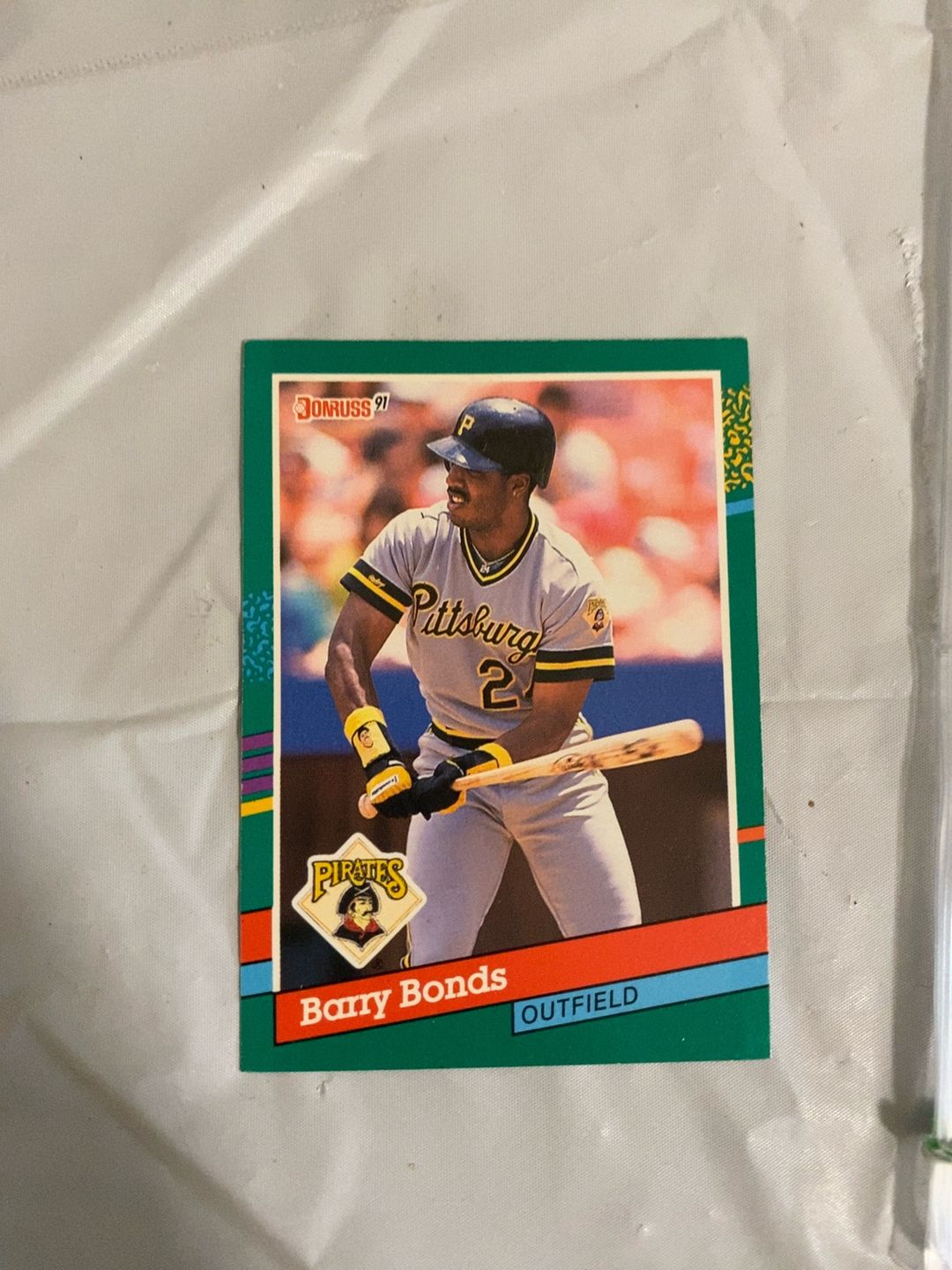 Donruss Barry Bonds 1991 #495 Error Card