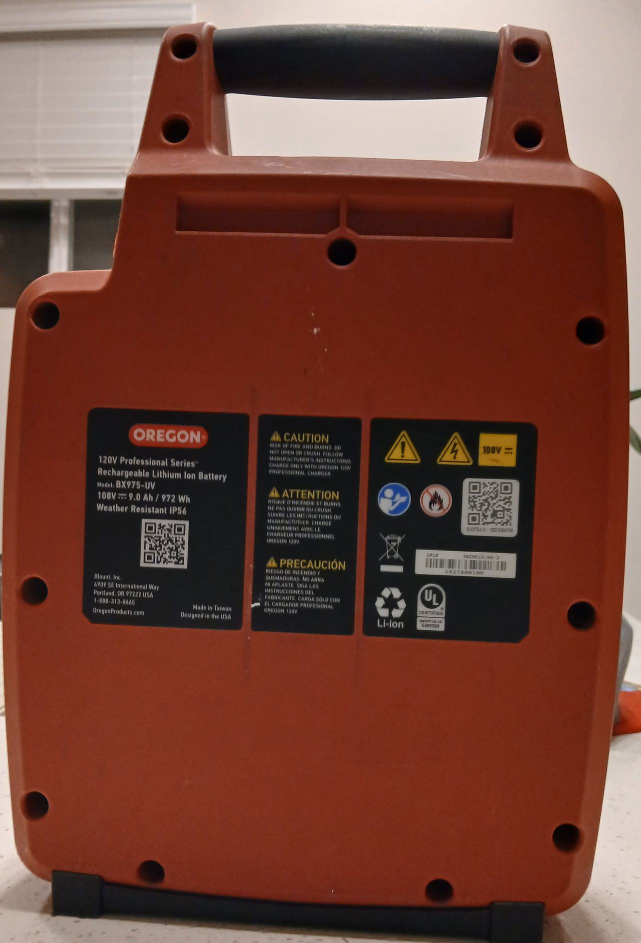 Oregon BX975 36V 4.0Ah Battery Pack