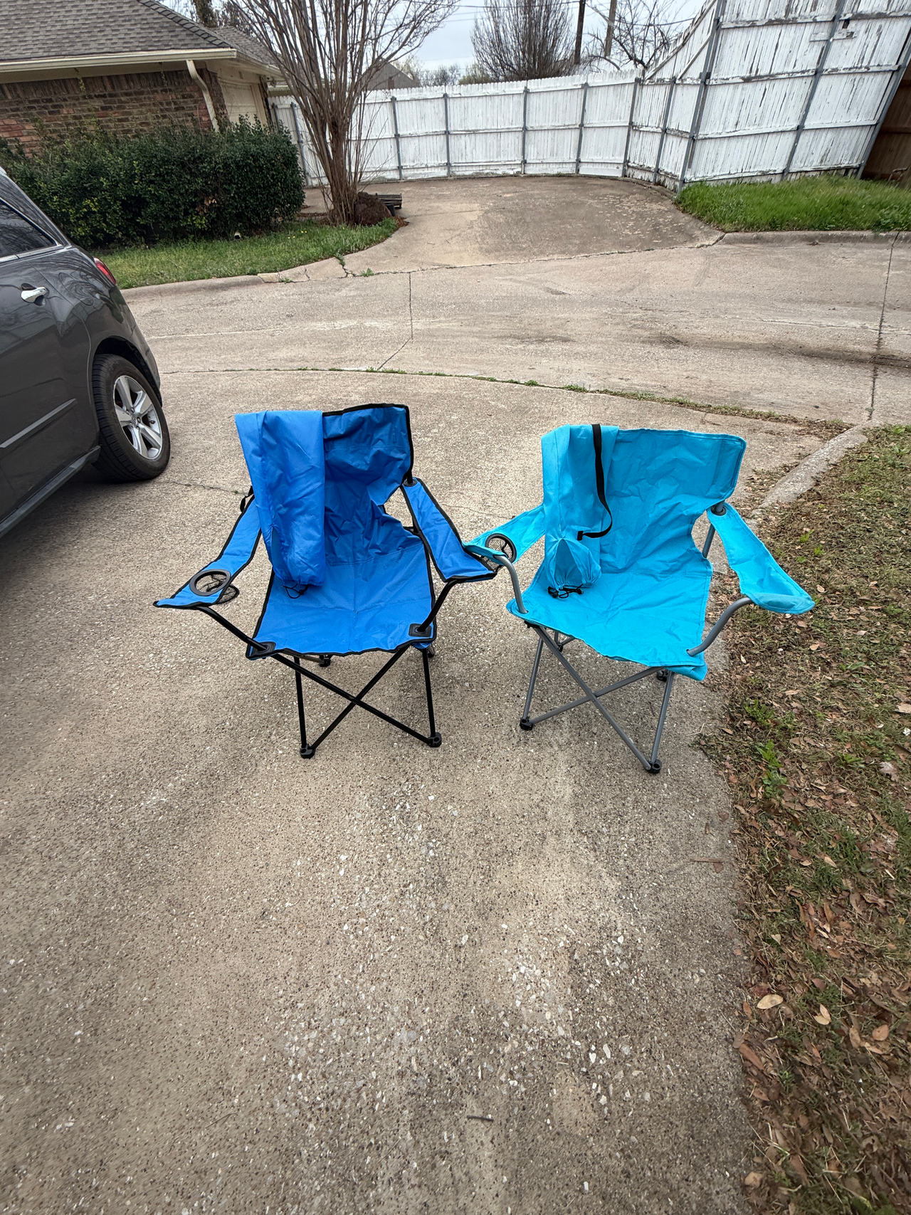 Folding Camp Chairs (Set of 2)