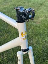 HH Aluminum Track Bike Frame - Havnoonian - Pearlescent White - 54cm Fixie - Image 2