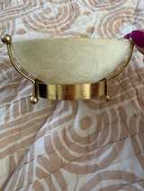 Mid-Century Fiberglass Starburst Bowl with Stand - Image 3