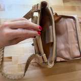 Mudd Tan Braided Trim Crossbody Bag - Image 8